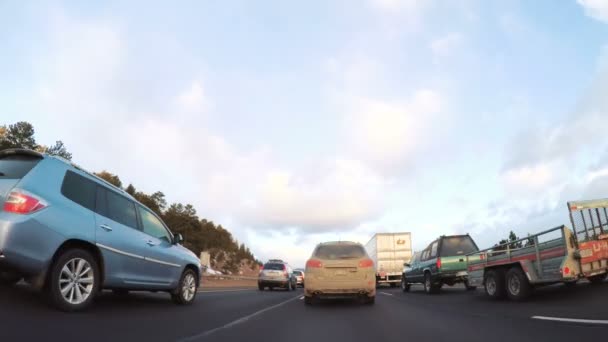 Blick auf die Autobahn — Stockvideo