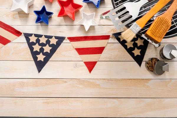 July 4Th Background Copy Space — Stock Photo, Image