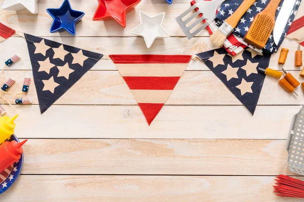 July 4Th Background Copy Space — Stock Photo, Image