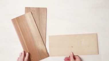 Hickory ve sedir ahşap Izgara plakalar ve ahşap şişleri.