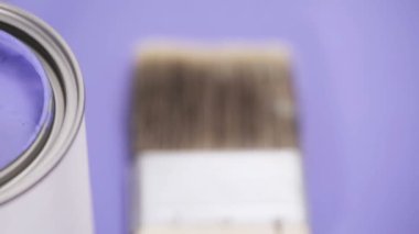 Mor boya yakın çekim