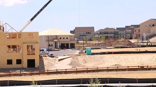 Nueva Construcción Barrio Suburbano — Foto de Stock