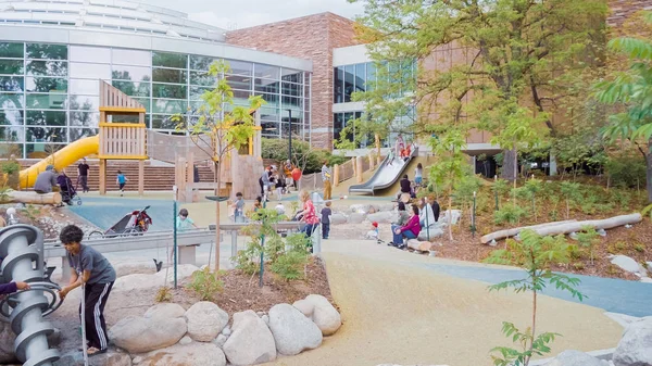 Boulder Colorado Usa May 2018 Kids Playground Next Public Library — Stock Photo, Image