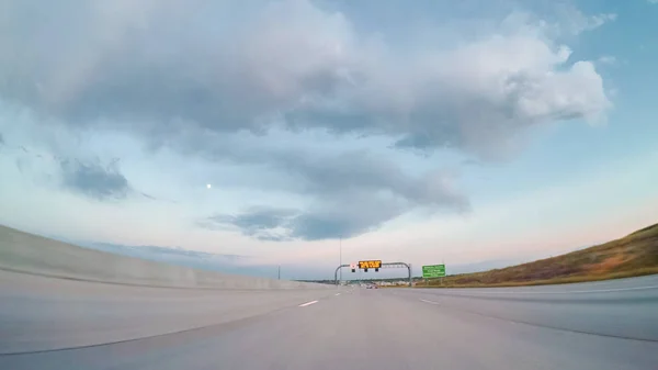 Living Zuiden Highway Uit Boulder Bij Zonsondergang — Stockfoto