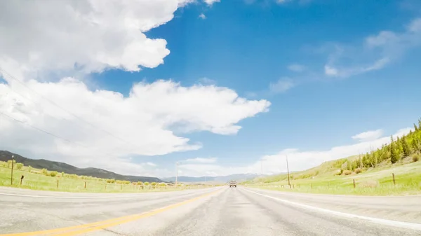 Driving Winter Park Summer — Stock Photo, Image