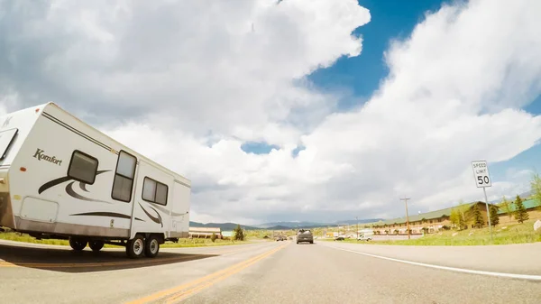 Winter Park Colorado Usa May 2018 Driving Winter Park Summer — Stock Photo, Image