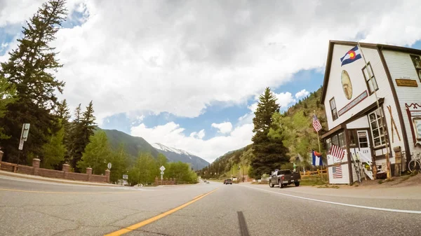 Empire Colorado Estados Unidos Mayo 2018 Conduciendo Por Centro Pequeña — Foto de Stock