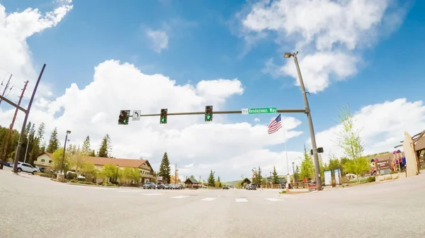 Winter Park Colorado Estados Unidos Mayo 2018 Conduciendo Por Winter — Foto de Stock