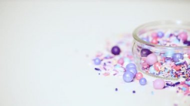 Renkli mor karışımı serpin 