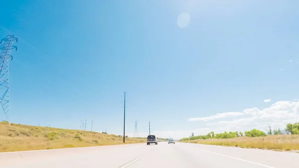 Condução Estrada Pavimentada Perto Reservatório Chatfield Sul Denver — Fotografia de Stock