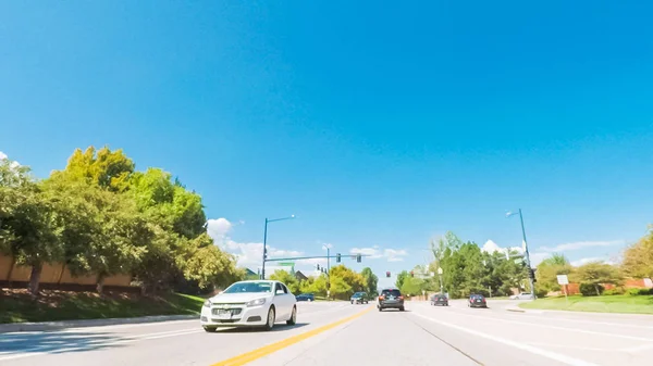 Denver Colorado Estados Unidos Septiembre 2018 Conducir Por Carretera Local — Foto de Stock