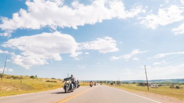 Denver, Colorado, ABD-Eylül 8, 2018 - hwy 83 Parker, Colorado gelen üzerinde sürüş Güney.