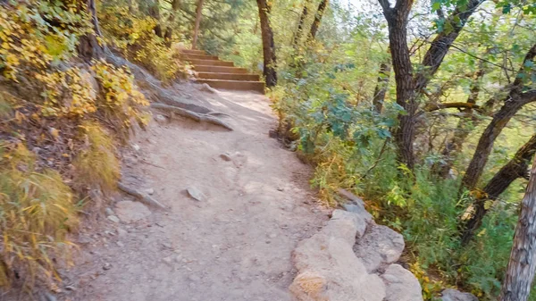 Hiking Autumn Castlewood Canyon State Park — Stok Foto