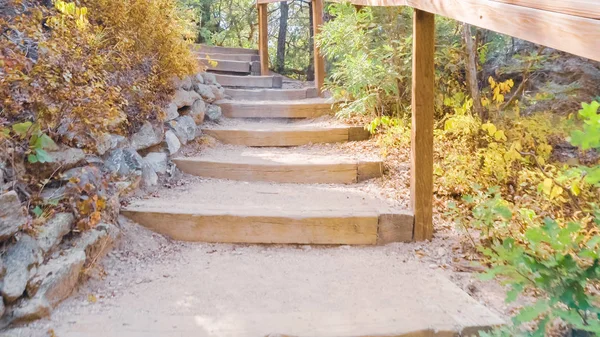 Hiking Autumn Castlewood Canyon State Park — Stok Foto