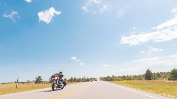 Driving South Hwy Parker Colorado — Stock Photo, Image