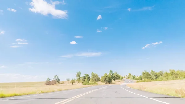 Dricing Castlewood Canyon State Parku Podzim — Stock fotografie