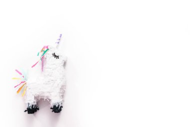 Small unicorn pinata on a white background. clipart