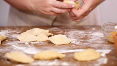 Adım adım. Ev yapımı yapma empanadas farklı dolguları ile