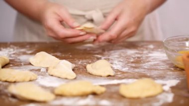 Adım adım. Ev yapımı yapma empanadas farklı dolguları ile