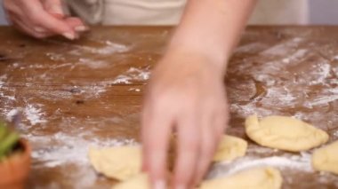 Adım adım. Ev yapımı yapma empanadas farklı dolguları ile