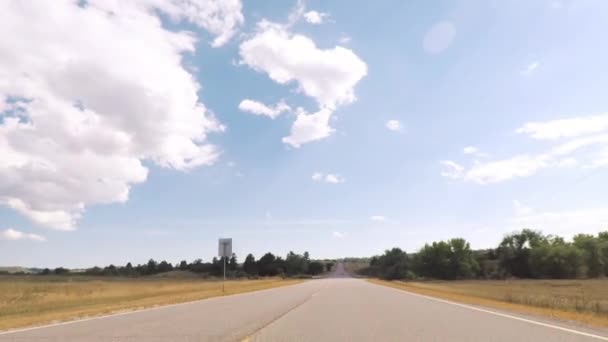 Conduce Hacia Sur Por Autopista Desde Parker Colorado — Vídeos de Stock
