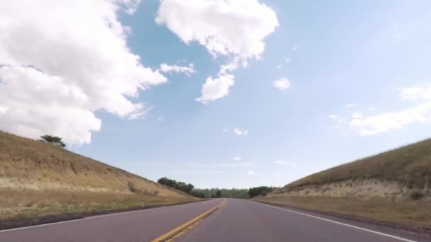 Rijden Zuid Hwy Van Parker Colorado — Stockvideo