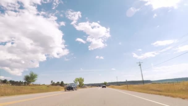 Denver Colorado Verenigde Staten September 2018 Zuid Rijden Hwy Van — Stockvideo