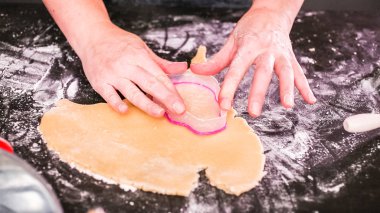 Şeker kafatası kurabiye Dia de los Muertos tatil için kadın.
