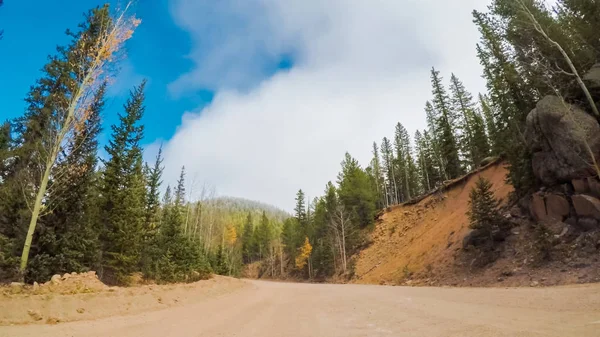 Fahrt Auf Kleinen Berg Feldwegen Von Den Colorado Quellen Bis — Stockfoto