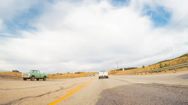 Colorado Springs Colorado Stany Zjednoczone Ameryki Październik 2018 Jazdy Autostradą — Zdjęcie stockowe