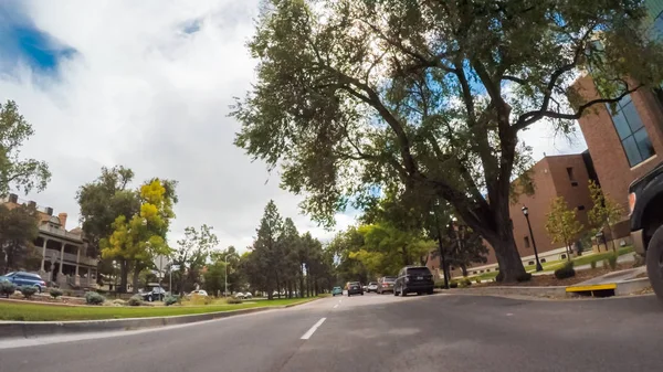 Colorado Springs Colorado États Unis Octobre 2018 Conduire Dans Quartier — Photo