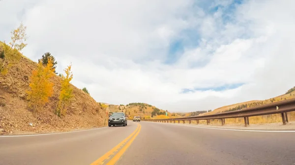 Colorado Springs Colorado Usa Ottobre 2018 Guidare Sull Autostrada Colorado — Foto Stock