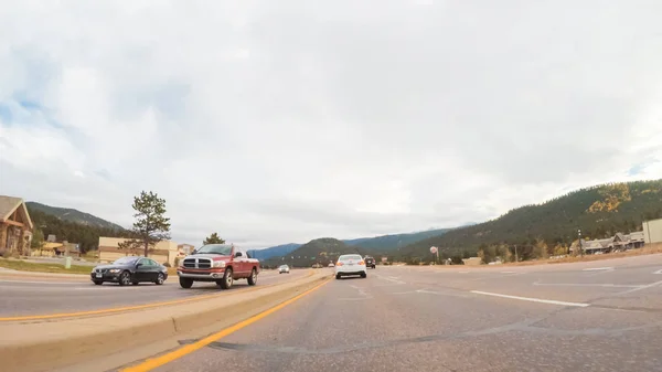 Colorado Springs Colorado Amerika Serikat Oktober 2018 Berkendara Jalan Raya — Stok Foto