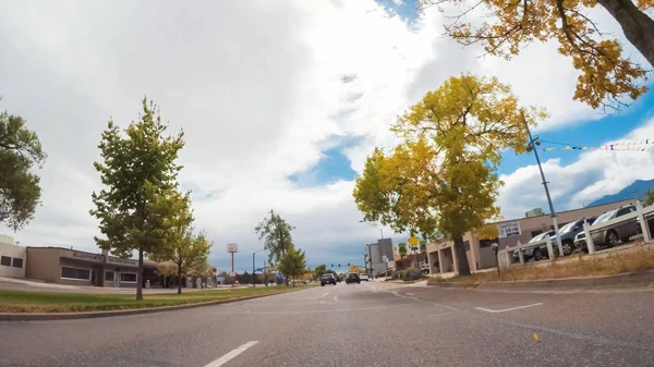 Colorado Springs Colorado Estados Unidos Octubre 2018 Conduciendo Por Centro — Foto de Stock