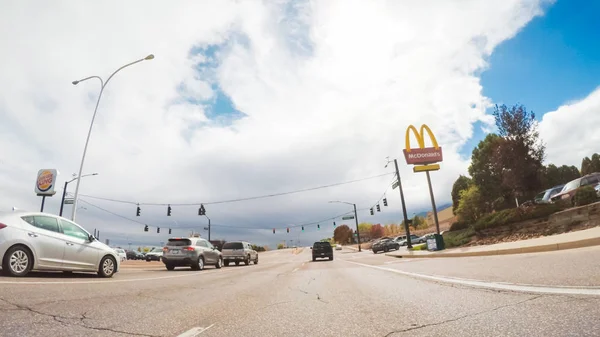 Colorado Springs Colorado Estados Unidos Octubre 2018 Conducir Por Carreteras — Foto de Stock