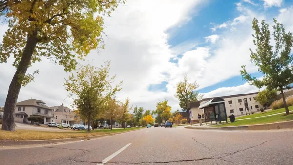 Colorado Springs Colorado Eua Outubro 2018 Dirigir Pelo Bairro Residencial — Fotografia de Stock