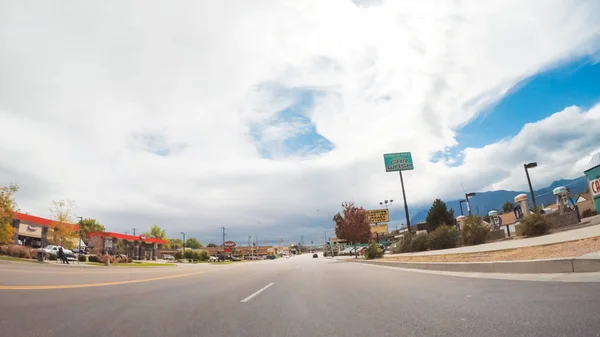 Colorado Springs Colorado Estados Unidos Octubre 2018 Conducir Por Carreteras — Foto de Stock