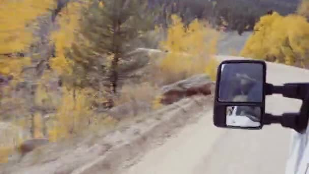 Fahrt Auf Kleinen Berg Feldwegen Von Den Colorado Quellen Bis — Stockvideo