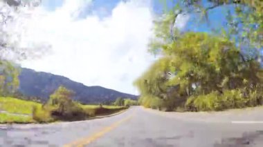 Lüks semtte Colorado Springs sonbaharda sürüş