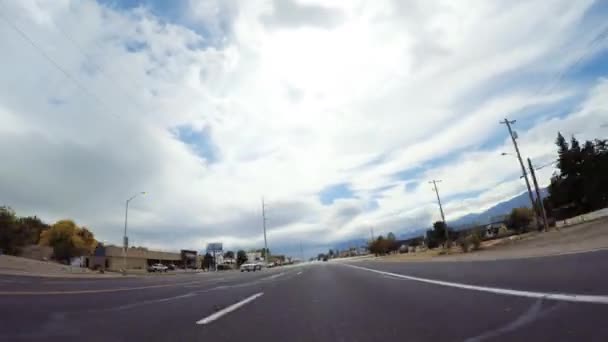Colorado Springs Colorado Eua Outubro 2018 Time Lapse Dirigir Estradas — Vídeo de Stock