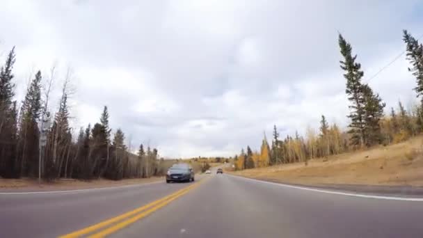 Colorado Springs Colorado Estados Unidos Octubre 2018 Conducir Por Carretera — Vídeos de Stock