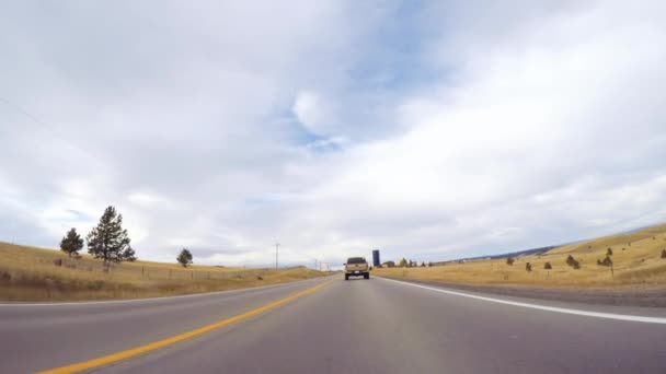Colorado Springs Colorado Estados Unidos Octubre 2018 Conducir Por Carretera — Vídeos de Stock