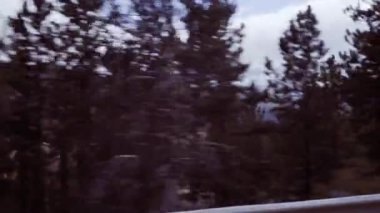 Sonbaharda Colorado Springs için 67 dağ otoyolda sürüş