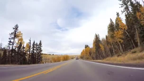 Colorado Springs Colorado Stany Zjednoczone Ameryki Październik 2018 Jazdy Autostradą — Wideo stockowe