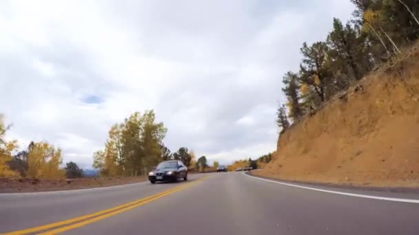 Colorado Springs Colorado États Unis Octobre 2018 Conduite Sur Route — Video