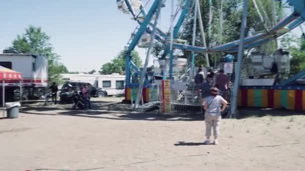 Parker Colorado États Unis Juin 2018 Des Manèges Pour Enfants — Video