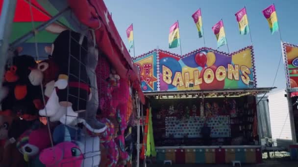 Parker Colorado Usa Juni 2018 Børne Forlystelser Den Lille Karneval – Stock-video