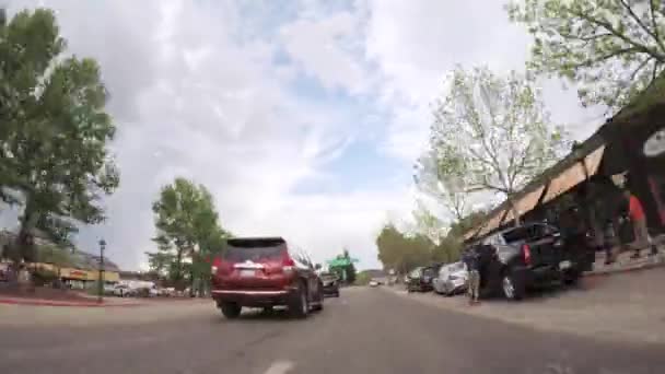 Estes Park Colorado Estados Unidos Mayo 2018 Time Lapse Pov — Vídeo de stock