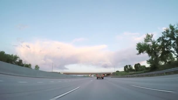 2018 Boulder Colorado Usa May 2018 Driving South Highway Boulder — 비디오