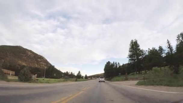 Denver Colorado Stany Zjednoczone Ameryki Maja 2018 Jazdy Autostradą Góra — Wideo stockowe